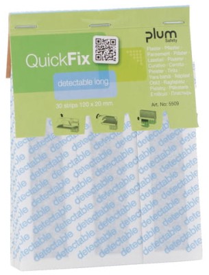 5509 Plastry wykrywalne długie PLUM QuickFix