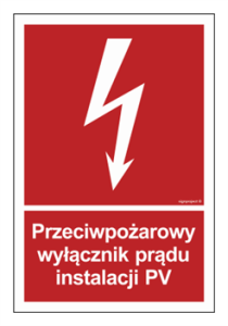 BC145 Przeciwpożarowy wyłącznik prądu instalacji PV