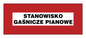 BC123 Stanowisko gaśnicze pianowe