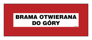 BC125 Brama otwierana do góry