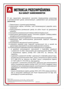 DB022 Instrukcja ppoż garaże samochodowe