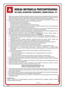 DB023 Instrukcja ppoż szkoły