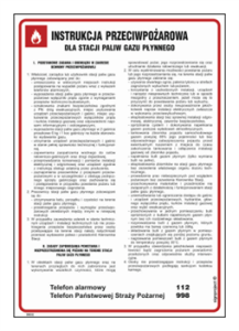 DB032 Instrukcja ppoż stacja paliw gazu płynnego