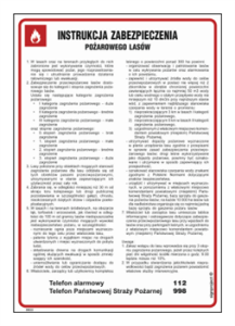 DB033 Instrukcja ppoż lasy