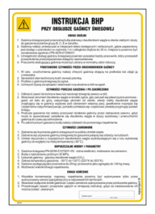 IAA14 Instrukcja BHP gaśnica śniegowa