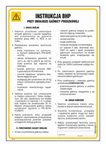 IAA15 Instrukcja BHP gaśnica proszkowa