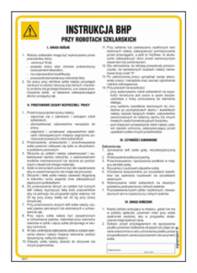 IAA17 Instrukcja BHP roboty szklarskie