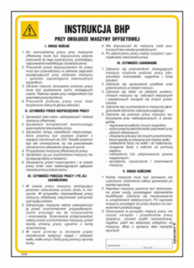 IAA24 Instrukcja BHP maszyna offsetowa