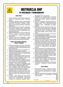 IAA27 Instrukcja BHP pralnia farbiarnia