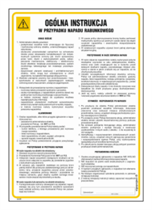 IAA29 Instrukcja BHP napad rabunkowy