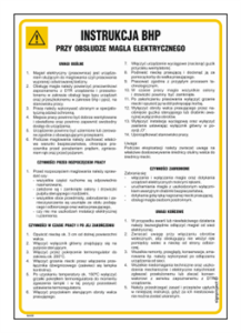 IAA33 Instrukcja BHP magiel elektryczny