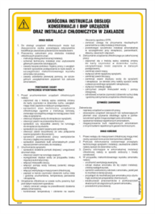 IAA39 Instrukcja BHP urządzenia chłodnicze