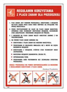 IAA41 Regulamin placów zabaw dla przedszkoli