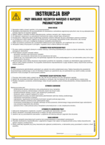 IAA44 Instrukcja BHP ręczne narzędzia pneumatyczne