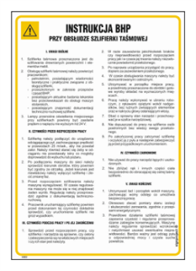 IAB03 Instrukcja BHP szlifierka taśmowa