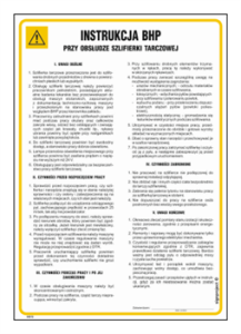 IAB15 Instrukcja BHP szlifierka tarczowa do drewna