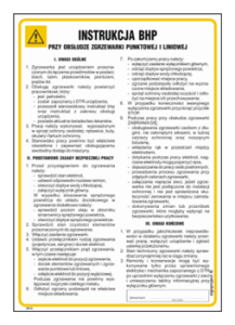 IAB16 Instrukcja BHP zgrzewarka punktowa i liniowa