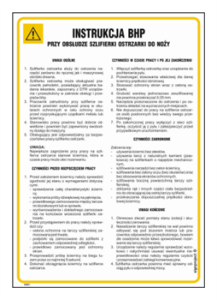 IAB21 Instrukcja BHP szlifierka ostrzarka do noży (obróbka drewna)