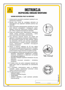 IAC03 Instrukcja BHP wiertarka