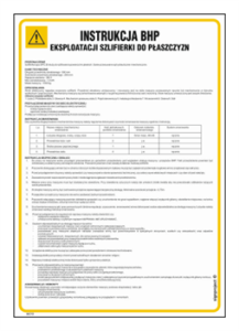 IAC10 Instrukcja BHP szlifierka do płaszczyzn