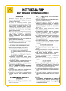 IAC15 Instrukcja BHP wiertarka pozioma