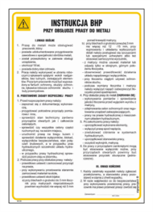 IAC24 Instrukcja BHP prasa do metali