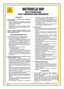 IAF04 Instrukcja BHP prace murarskie i tynkarskie