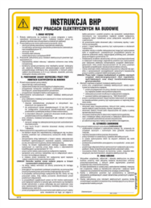 IAF10 Instrukcja BHP roboty elektryczne na budowie