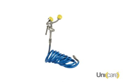 Oczomyjka podwójna na wężu Unicare USE1 A T CSS 304