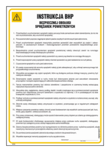 IAF24 Instrukcja w sprawie bezpieczeństwa pracy przy sprężarkach powietrznych