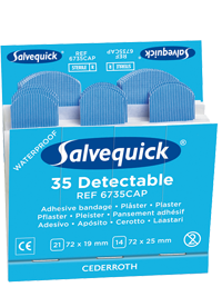 Zestaw plastrów wykrywalnych Salvequick
