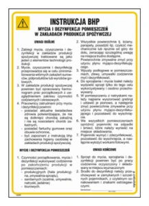 IAG59 Instrukcja BHP mycia i dezynfekcji pomieszczeń w zakładzie produkcji spożywczej