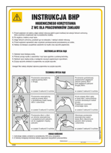 IAG60 Instrukcja BHP higienicznego korzystania z wc dla pracowników zakładu