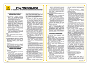 IAH04 Wykaz prac dozwolonych w celu odbycia przygotowania zawodowego młodocianych