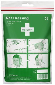 Kompres metalizowany z siatką CEDERROTH