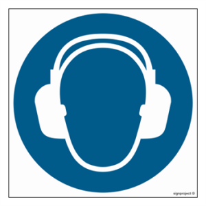 GJ003 Nakaz stosowania ochrony słuchu