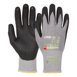 Rękawice THINK GREEN - STRONG NITRILE DOTS