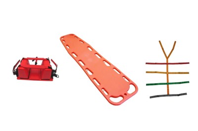 Deska ortopedyczna z wyposażeniem