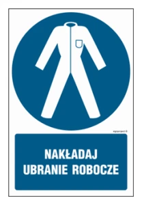 GL039 Nakładaj ubranie robocze
