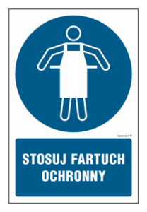 GL048 Stosuj fartuch ochronny