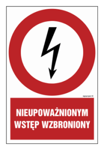 HC010 Nieupoważnionym wstęp wzbroniony 