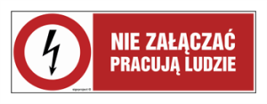HD002 Nie załączać pracują ludzie 