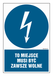 HE013 To miejsce musi być zawsze wolne