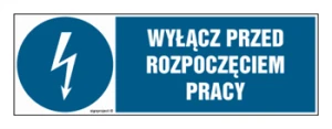 HF002 Wyłącz przed rozpoczęciem pracy