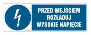 HF007 Przed wejściem rozładuj wysokie napięcie