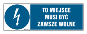 HF013 To miejsce musi być zawsze wolne