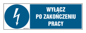 HF017 Wyłącz po zakończeniu pracy