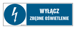 HF022 Wyłącz zbędne oświetlenie