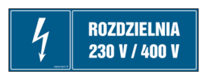 HH028 Rozdzielnia 230 V/400 V 