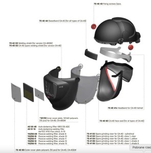 Wewnętrzna płyta osłonowa 107x51 do CA-40 (10 szt.)